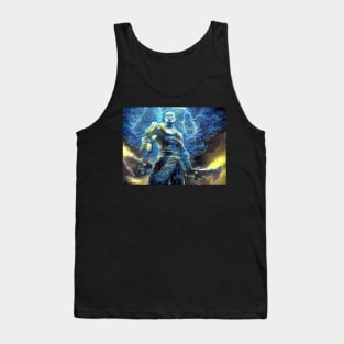 God of War Kratos Starry Night Tank Top